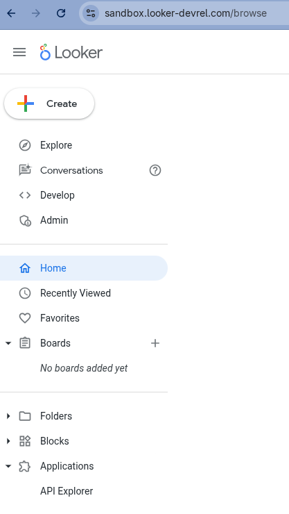 Applications item